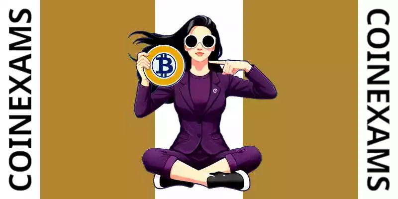 Nova(CoinExams吉祥物)手持Bitcoin Gold标志