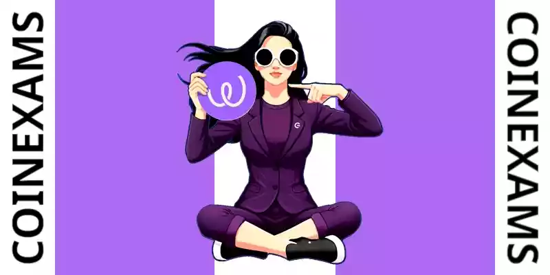 نوفا (تميمة CoinExams) تحمل شعار Energy Web Token