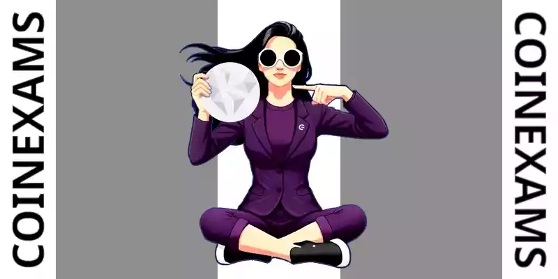 Nova (CoinExams Mascot) holding Kardiachain logo