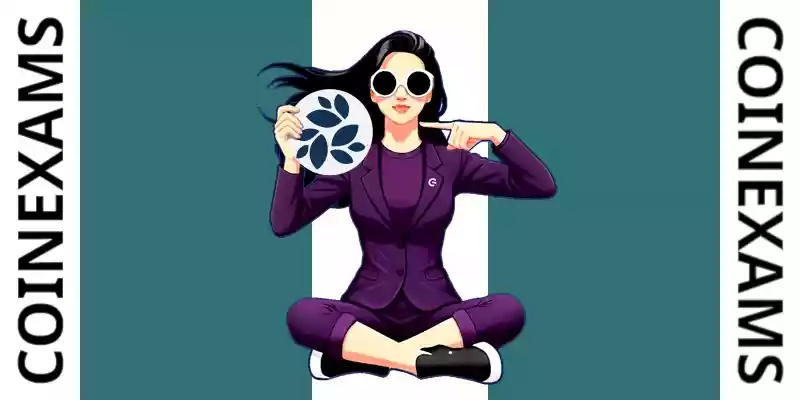 Nova (CoinExams Mascot) holding Nkn logo